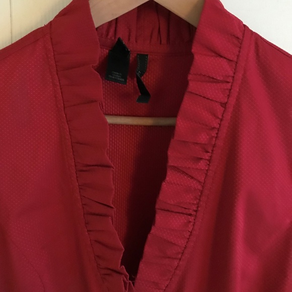 Mango Suit Red Dress Shirt - Picture 3 of 7